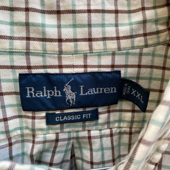 lot of 2 ralph lauren classic fit plaid button shirt 2xl - Picture 10 of 11
